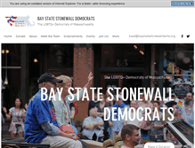 Tablet Screenshot of baystatestonewalldems.org